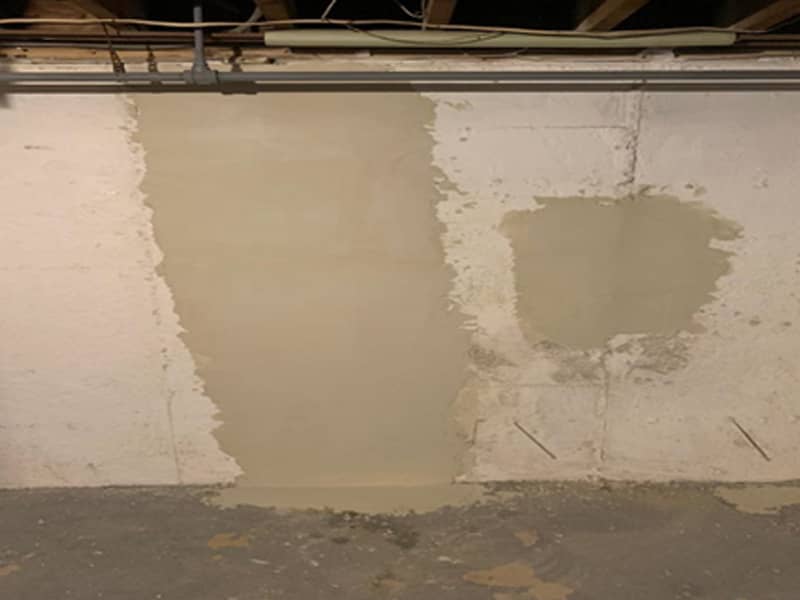 waterproofing walls after picture