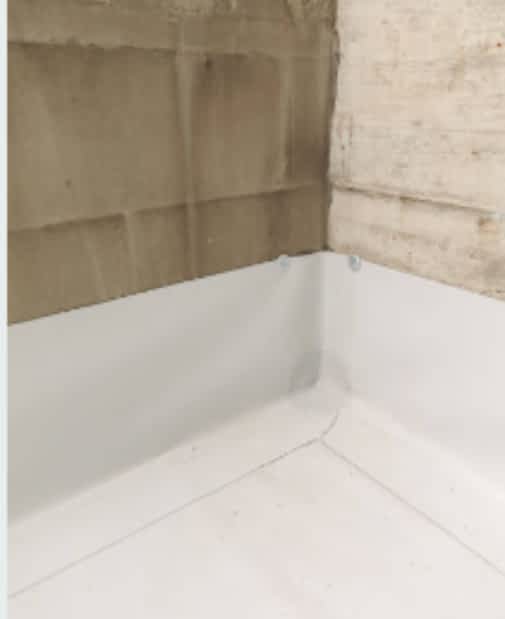 Crawl Space Support Contractor New York - A Crawl Space Lined with a White Waterproof Membrane