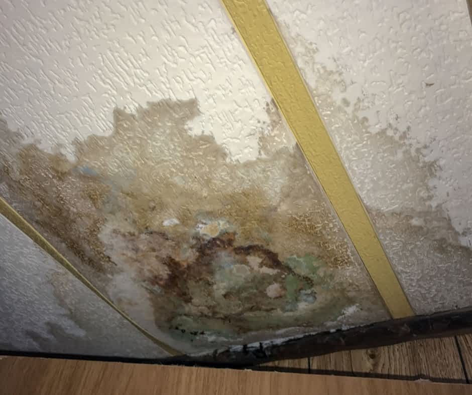 Water Damage Cleaning Contractor New York - Ceiling Suffering from Water Damage